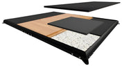 Nautilus 4' Bamboo SVA Platform 9-HDP4D-BB2 - Angled View