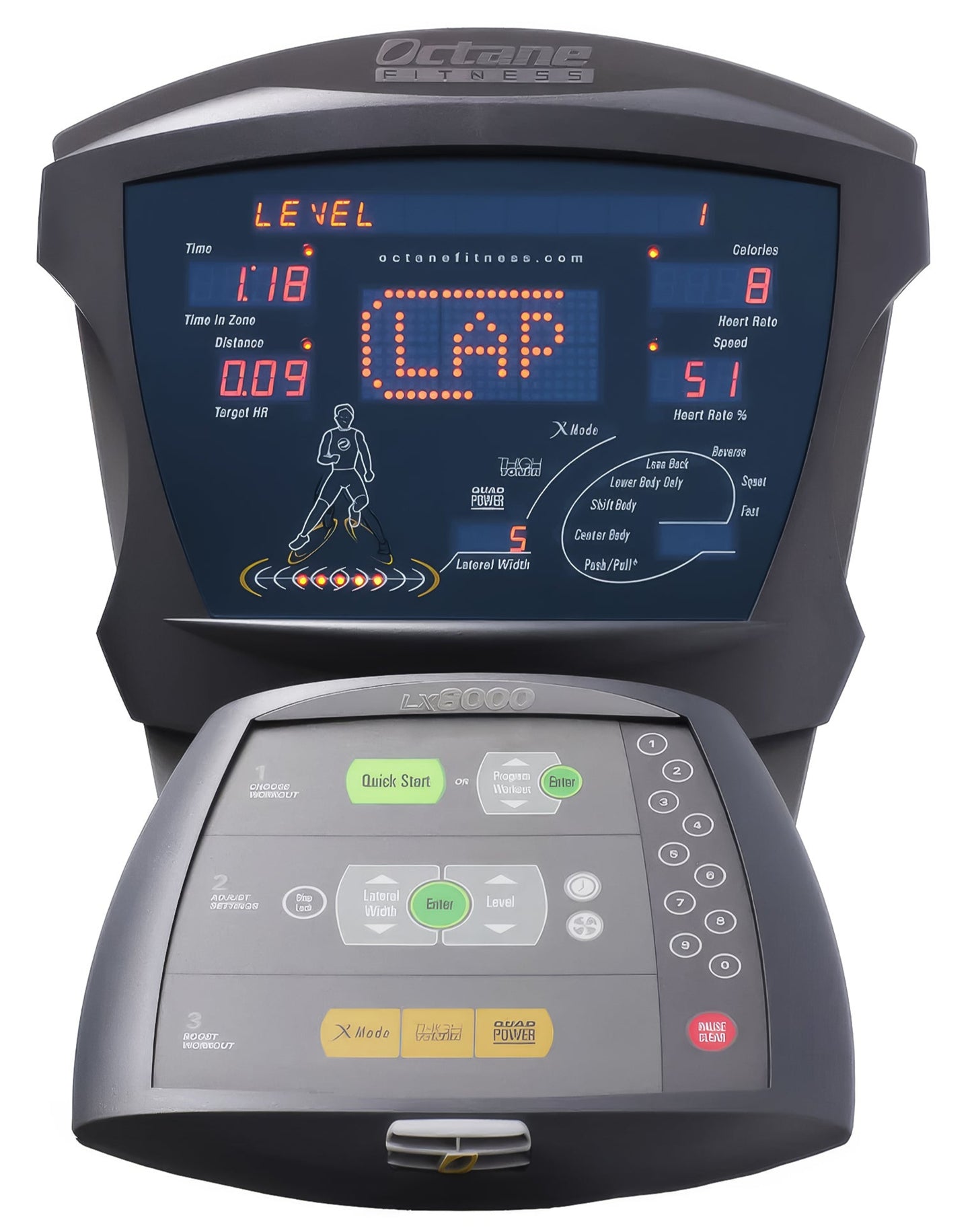 Octane Fitness LX8000 LateralX Elliptical (Remanufactured)