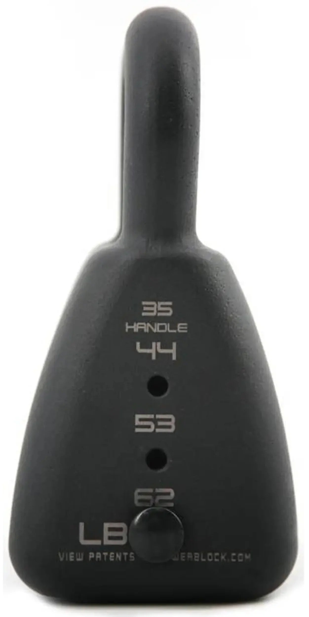Heavy Adjustable Kettlebell PowerBlock - Angled VIew