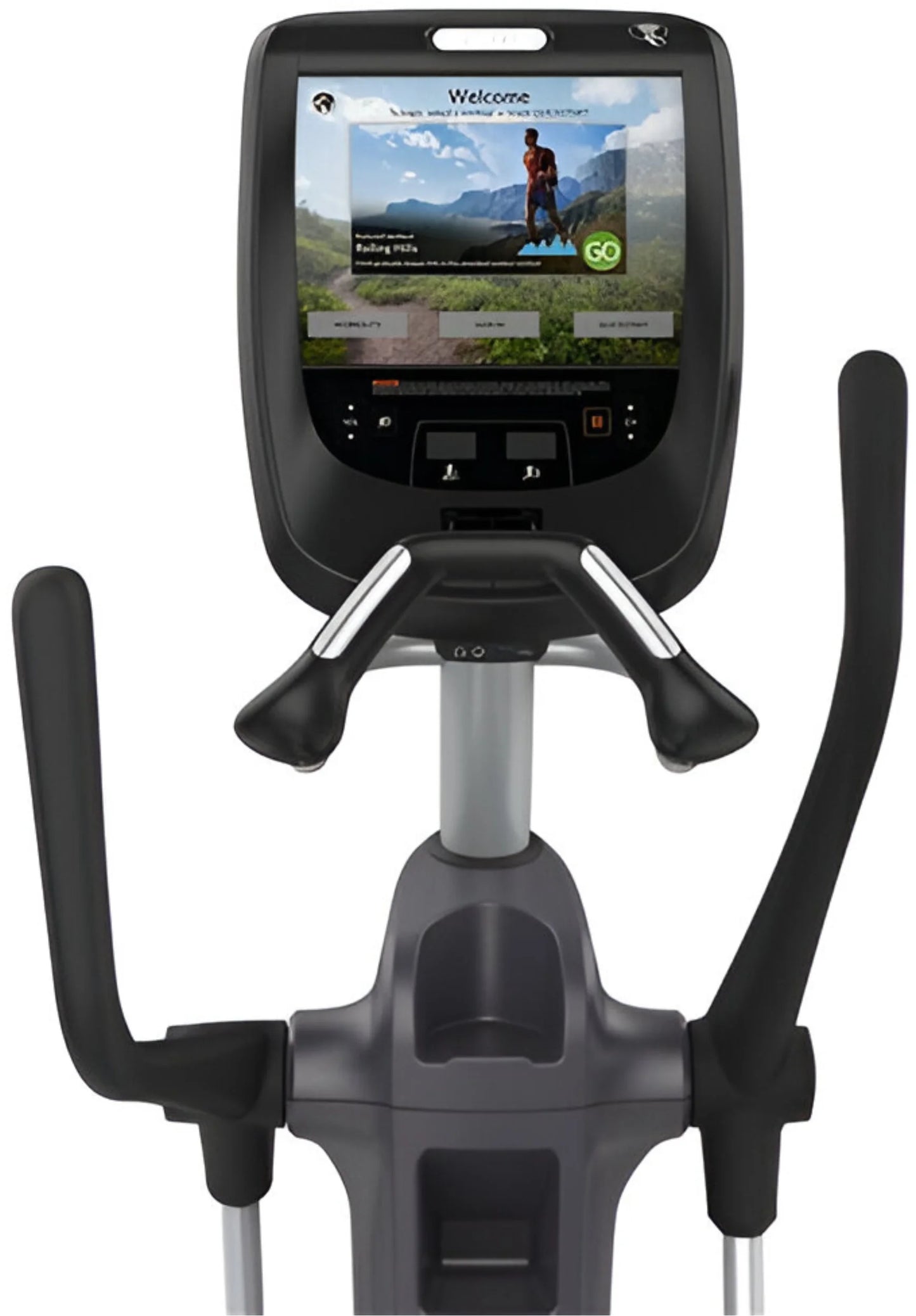 Precor EFX 885 Elliptical w/Converging Crossramp + p82 Console (Remanufactured)