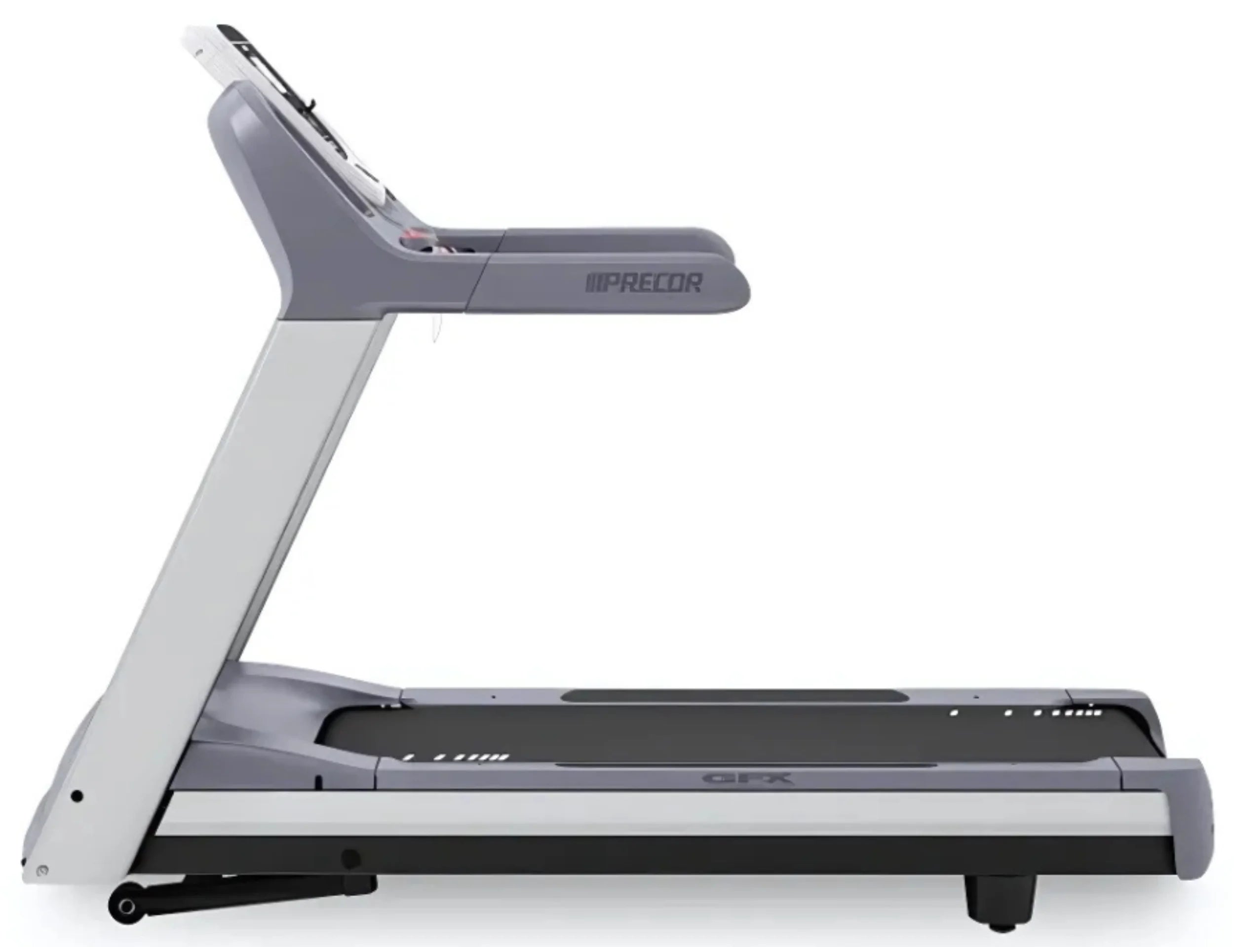Precor TRM 823 Treadmill w/ P20 Console - Side View