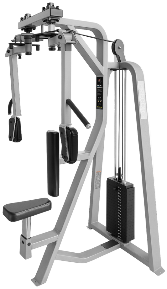 Precor Icarian Vertical Pec Deck 405 (Remanufactured) - Angled View