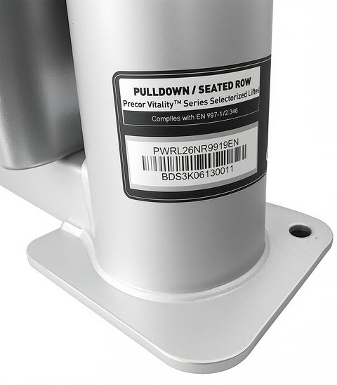 Precor Vitality S Line Dual Pulldown / Seated Row (Remanufactured) - Stand Close Up