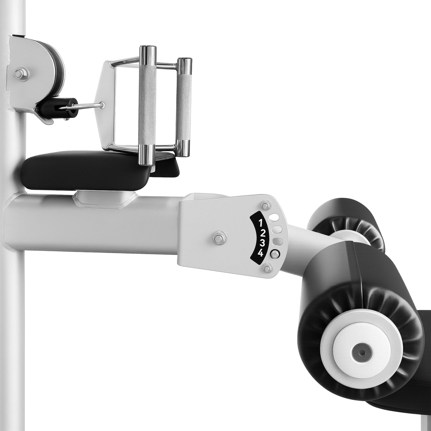 Precor Vitality S Line Dual Pulldown / Seated Row (Remanufactured) - Row Close Up