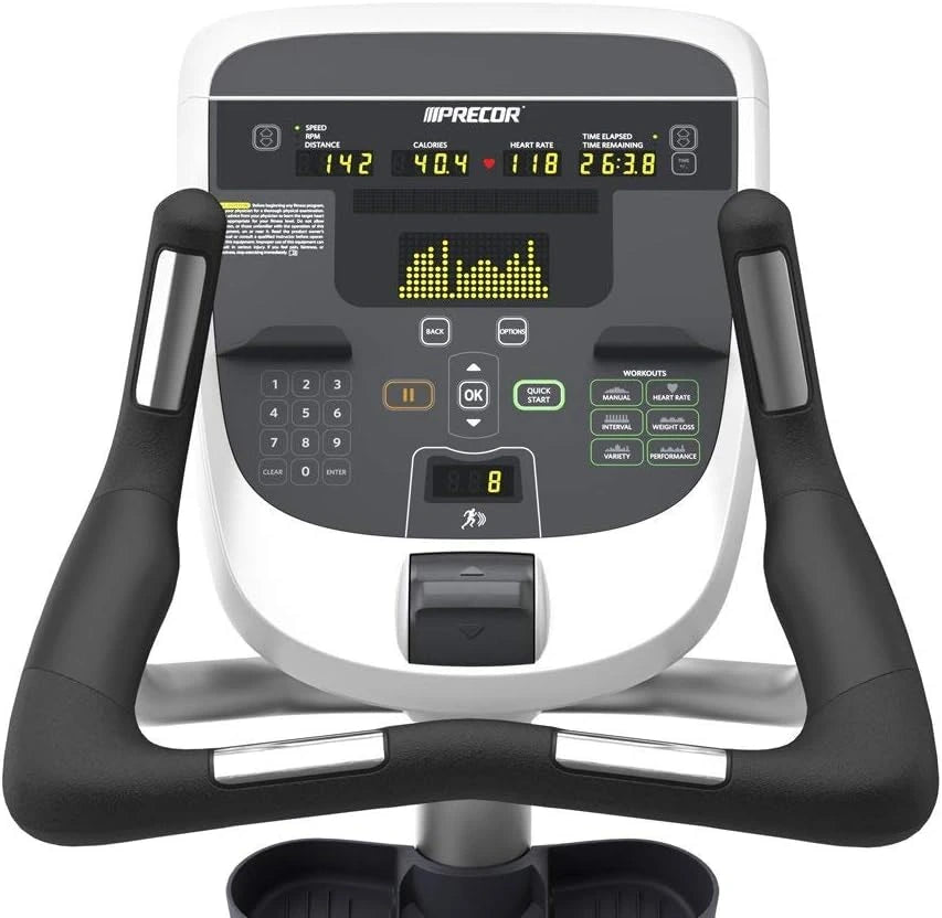 Precor UBK 835 Upright Bike w/p30 Console (Remanufactured) Image 3