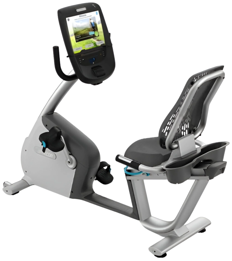 Precor RBK 885 Recumbent Bike w/ P82 Console (Remanufactured) Image