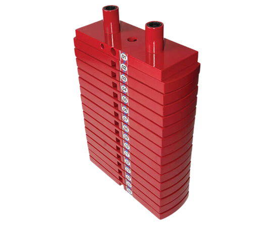 Body Solid HP200 Premium Red 200 lb Weight Stack (New)
