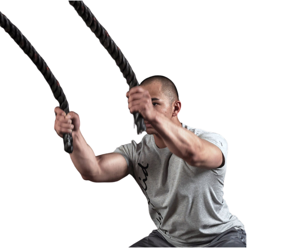 Body-Solid BSTBR1530 Fitness Training Rope 1.5 in. dia. - 30 ft. (New)