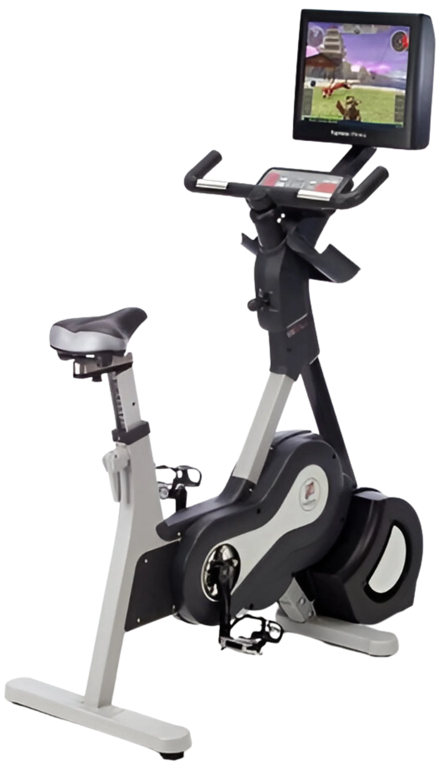 Expresso Fitness S2u Upright Exercise Bike (Remanufactured) - Angled View