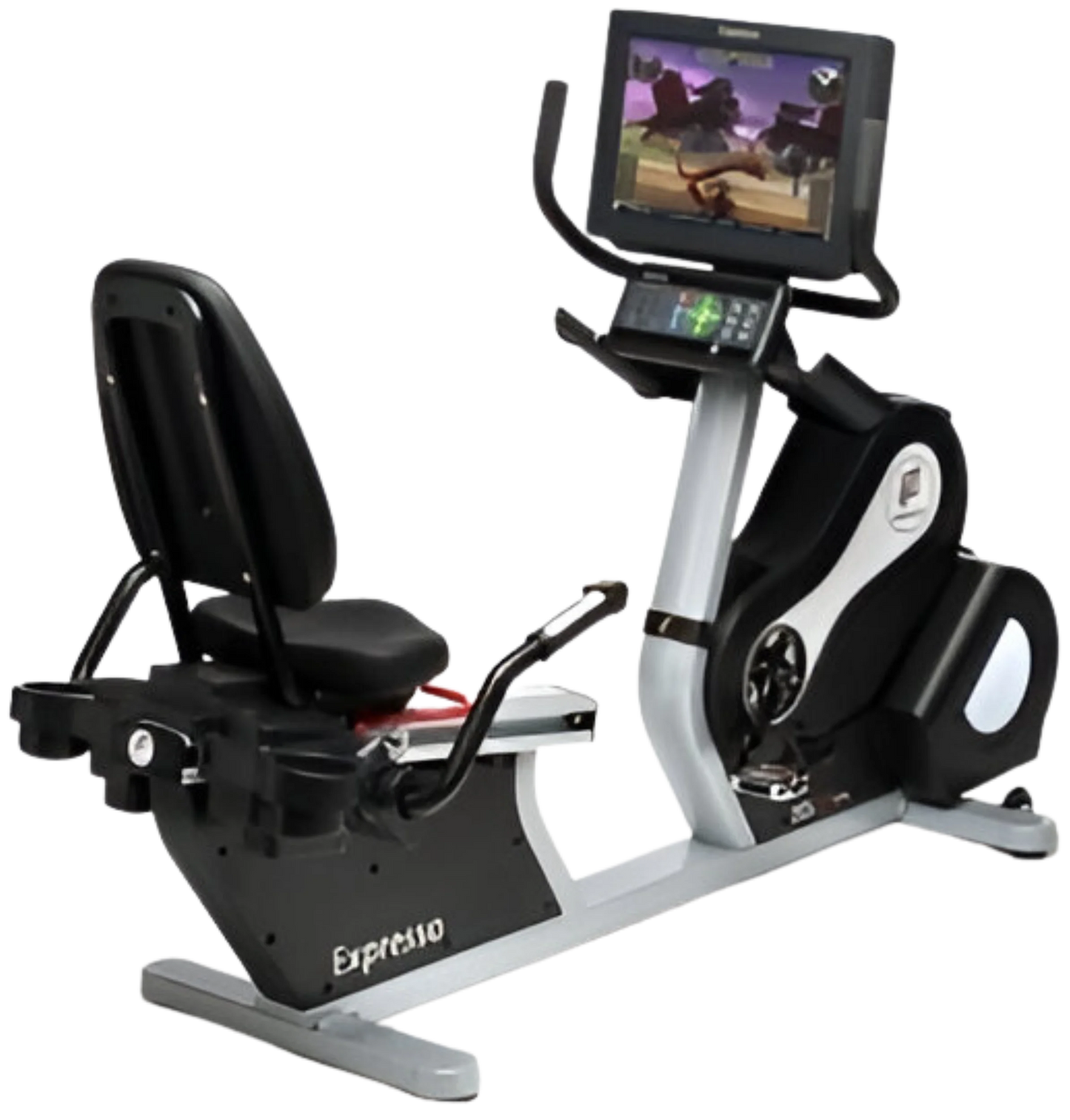 Expresso Fitness S3r Recumbent Exercise Bike (Remanufactured) - Angled View