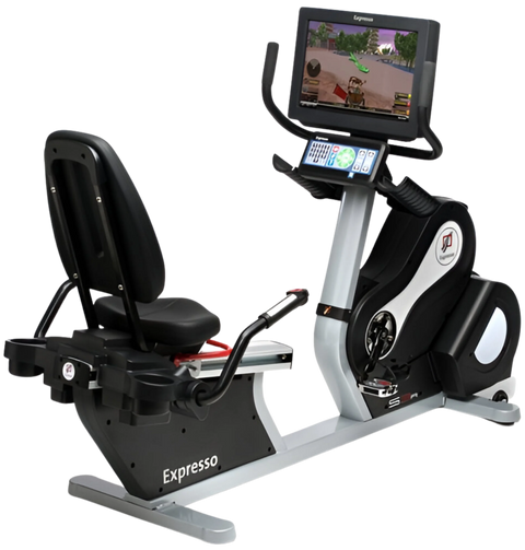 Expresso S3R NOVO Recumbent Exercise Bike (Remanufactured) - Angled View
