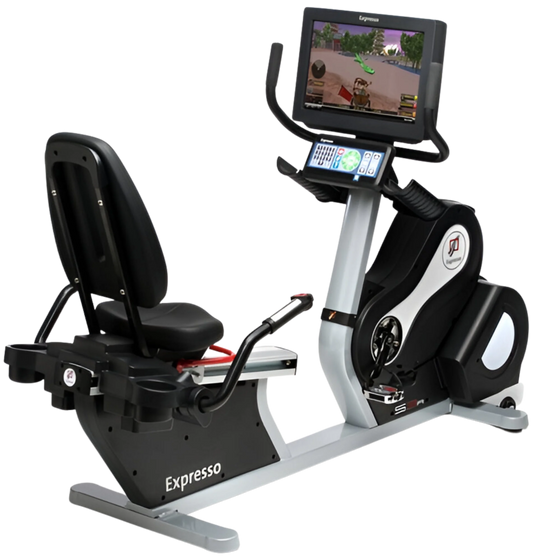 Expresso S3R NOVO Recumbent Exercise Bike (Remanufactured) - Angled View