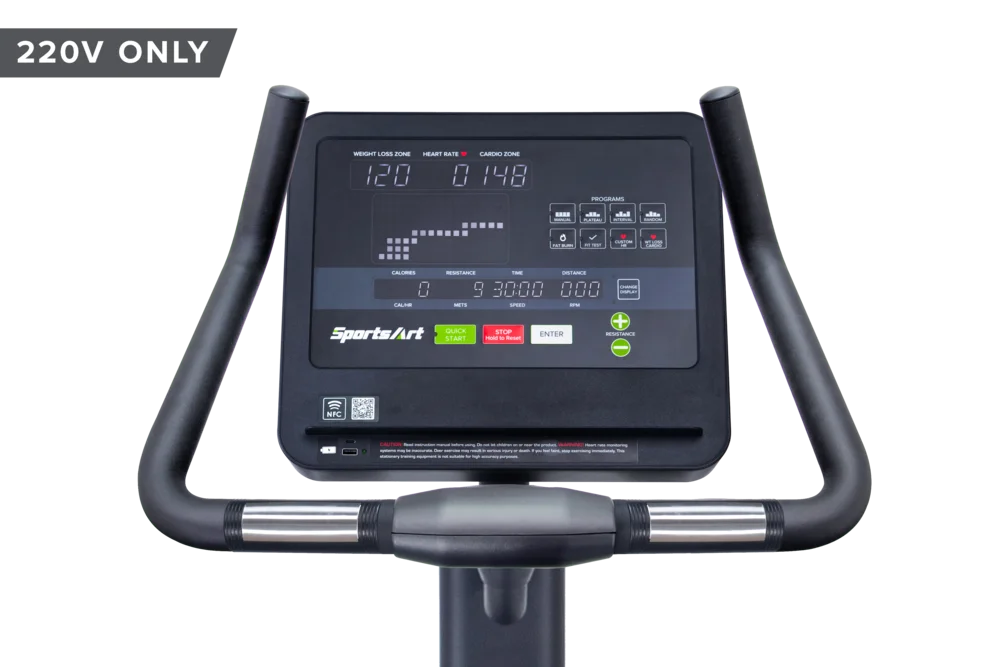 SportsArt C565U Essentials Eco-Natural Upright Cycle (New)