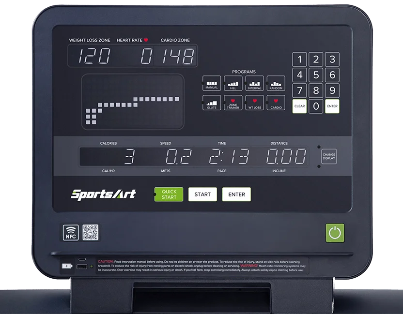 SportsArt T661 Essentials Eco-Natural Treadmill (New)