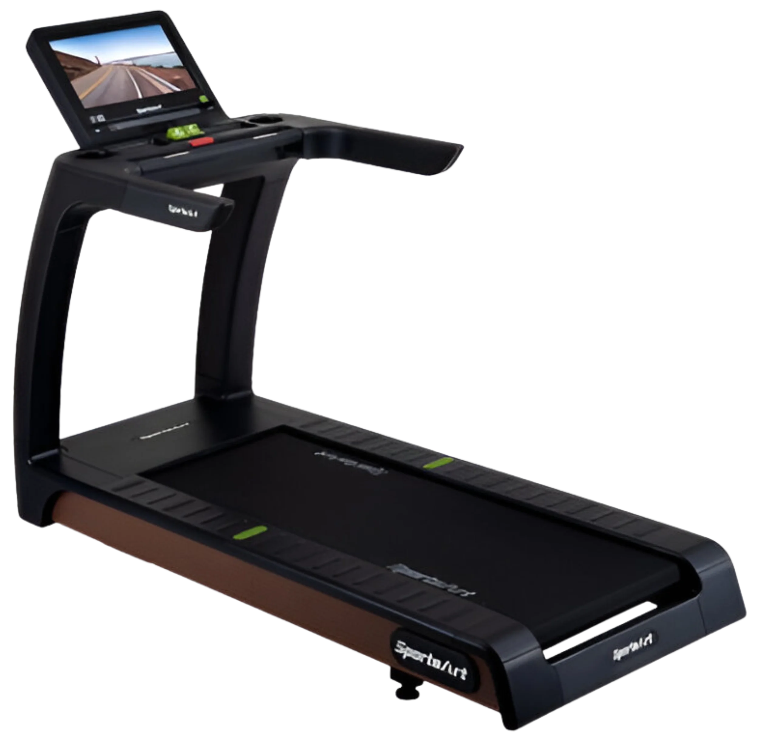 SportsArt T676-19 Senza Status Treadmill - Angled View