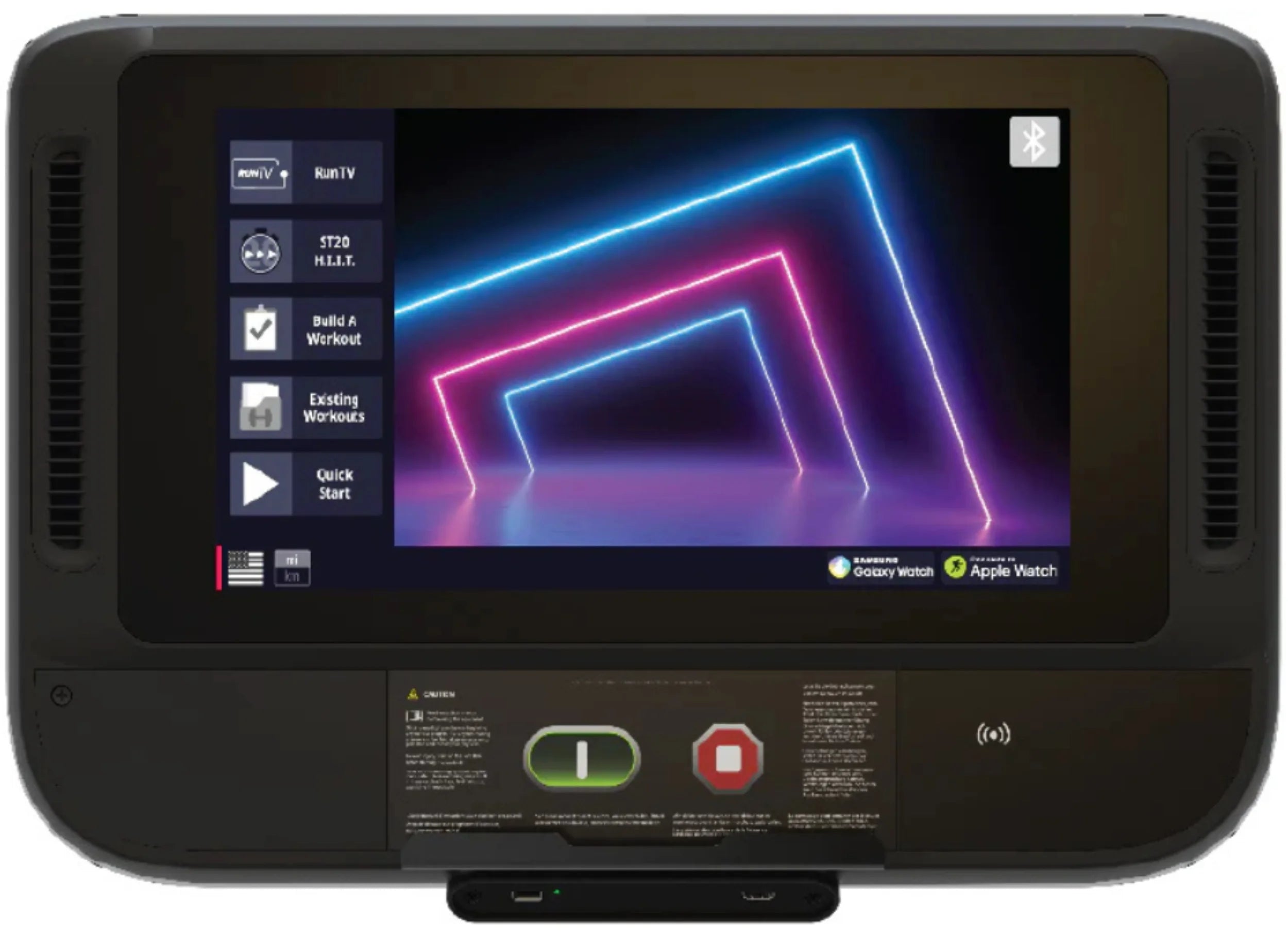 Star Trac 10 Series Freerunner Treadmill w/20" Embedded Display - Console View