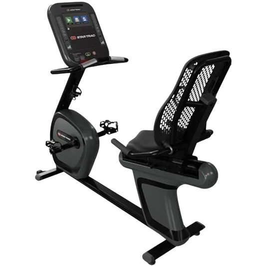Star Trac 4 Series Recumbent Bike w/10" Touch Display - Black (New)