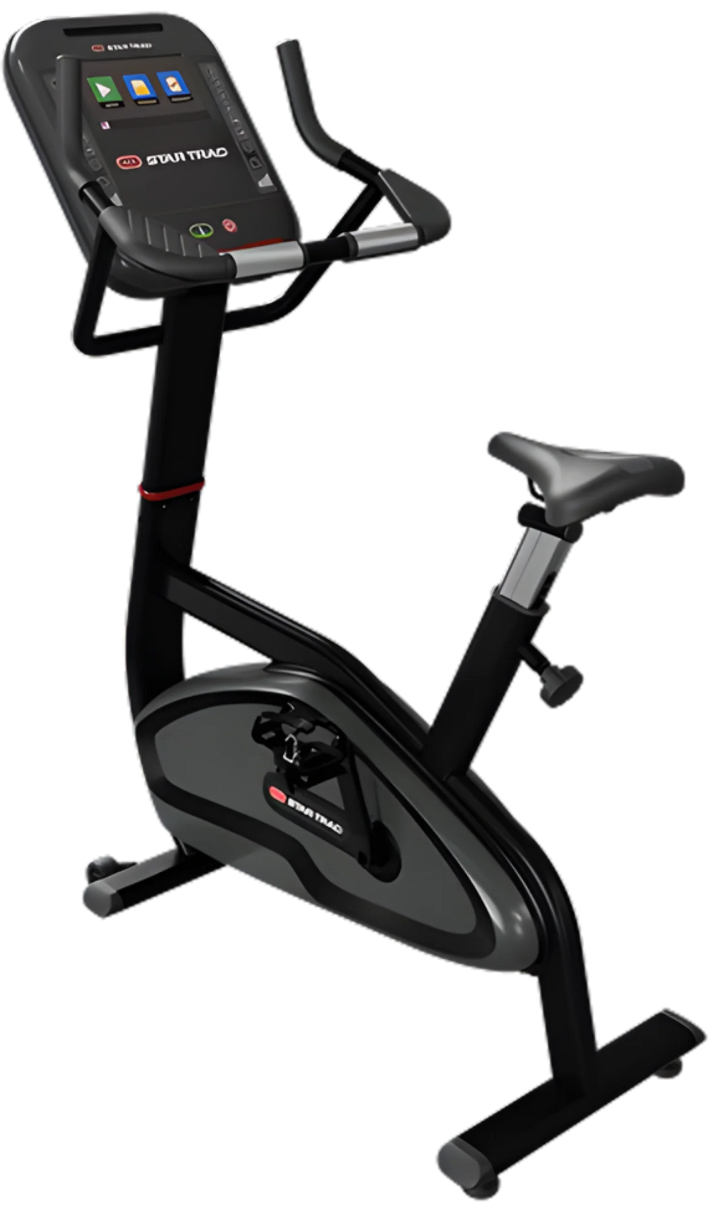 Star Trac 4 Series Upright Bike w/10" Touch Display - Black (New)