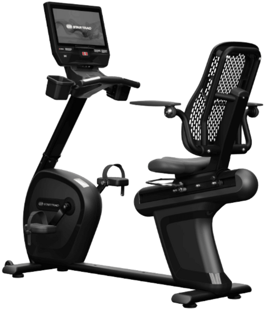 Star Trac 8 Series Recumbent Bike w/16" Touch Display - Black (New)