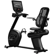 Star Trac 8 Series Recumbent Bike w/16" Touch Display - Angled View