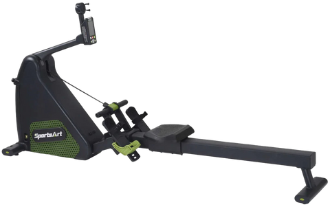 SportsArt G260 Status Eco-Powr Rower - Angled side view
