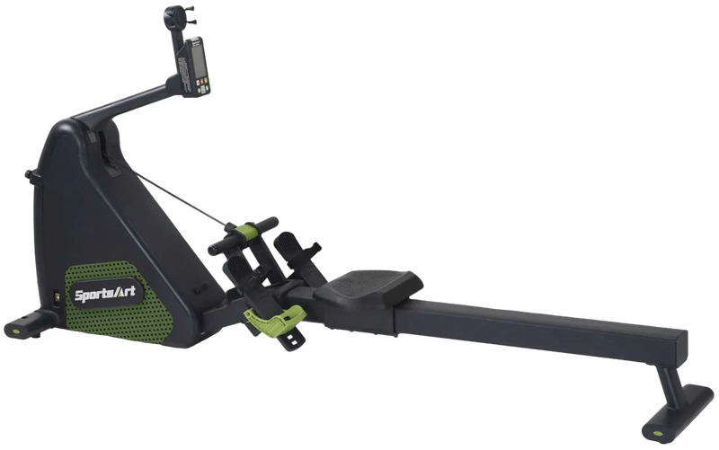 SportsArt G260 Status Eco-Powr Rower - Angled side view