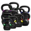 French Fitness Cast Iron Kettlebell Set 5-50 lbs (New)