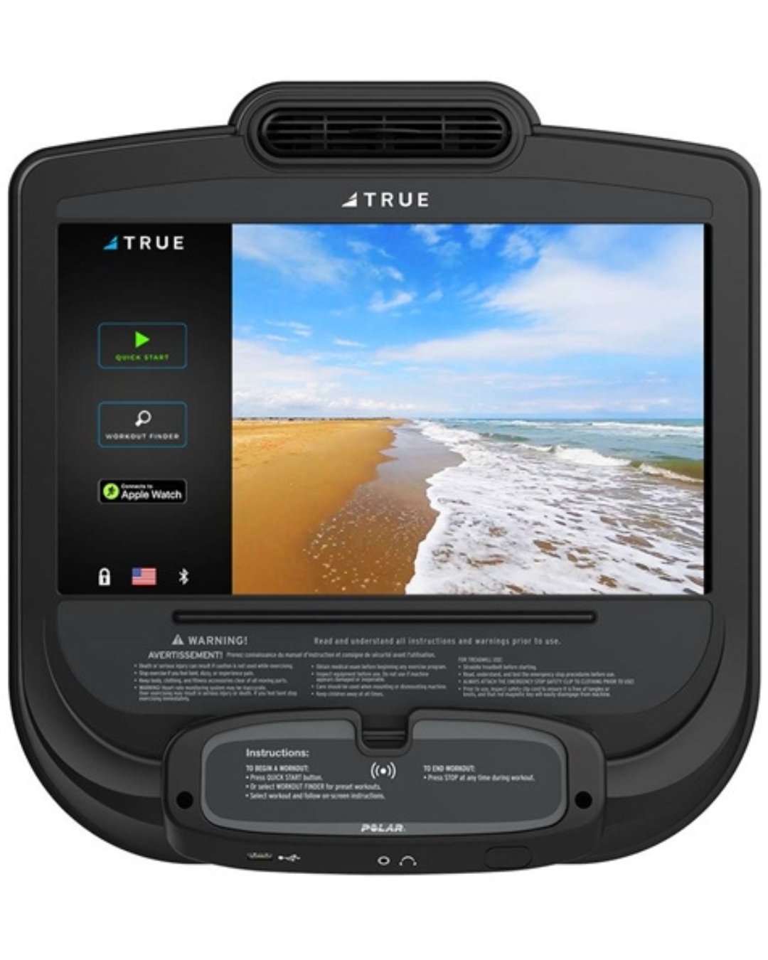 True Fitness TE900 Treadmill w/Envision 16" Touchscreen Console (Remanufactured)