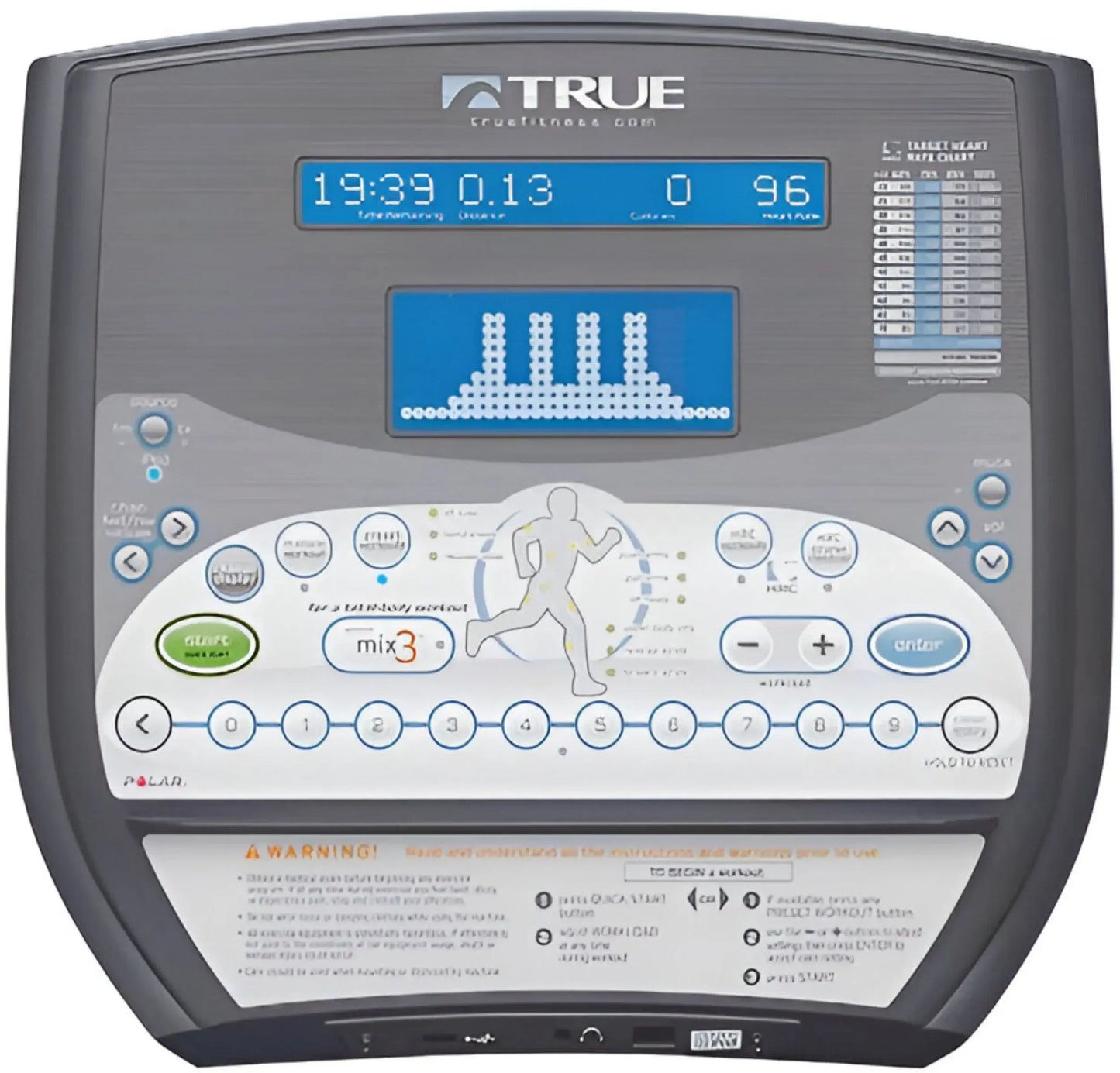 True Fitness LC900 Elliptical w/2 Window LCD (Remanufactured) Image 3