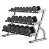 Life Fitness Optima Series 3-Tier Dumbbell Rack (Remanufactured) Image 2