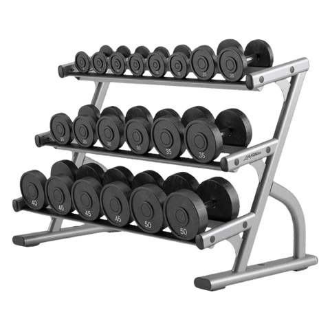 Life Fitness Optima Series 3-Tier Dumbbell Rack (Remanufactured) Image 2