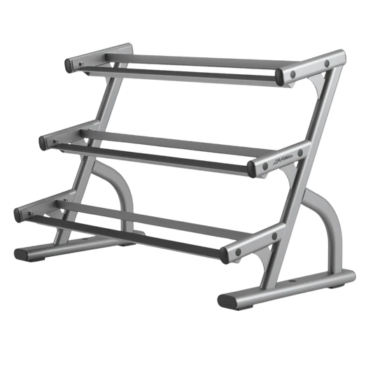Life Fitness Optima Series 3-Tier Dumbbell Rack (Remanufactured)