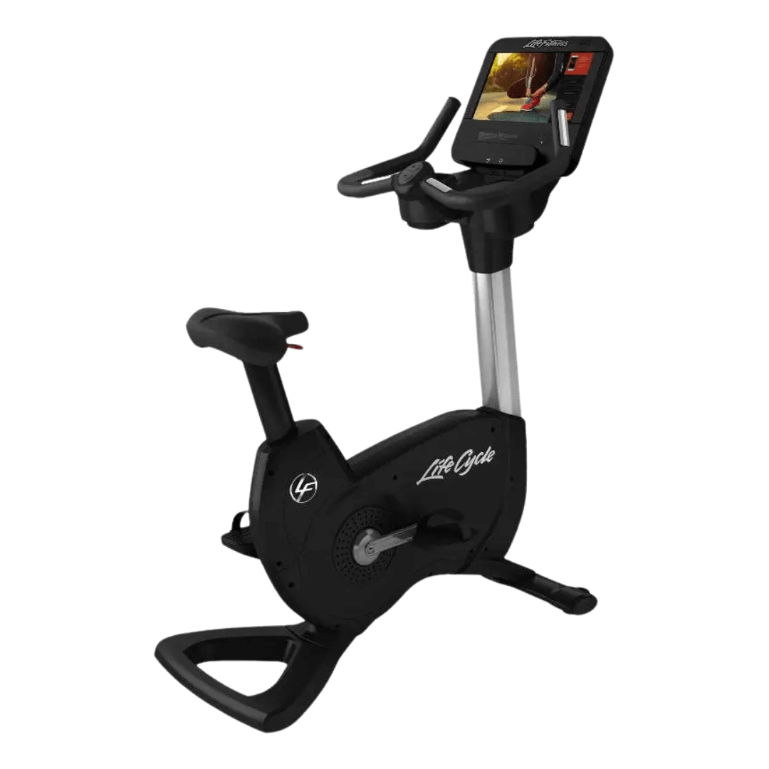 Life Fitness Discover SE3 HD Elevation Upright Exercise Bike (Remanufactured) Image