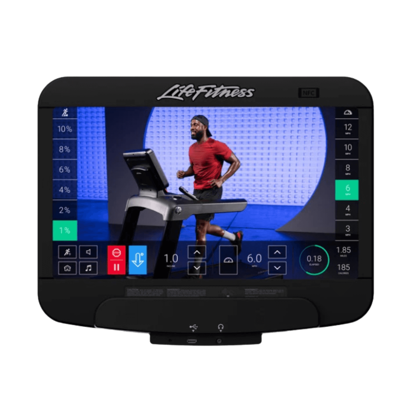 Life Fitness Integrity Recumbent Bike w/SE3 HD Console (Remanufactured) Image 5