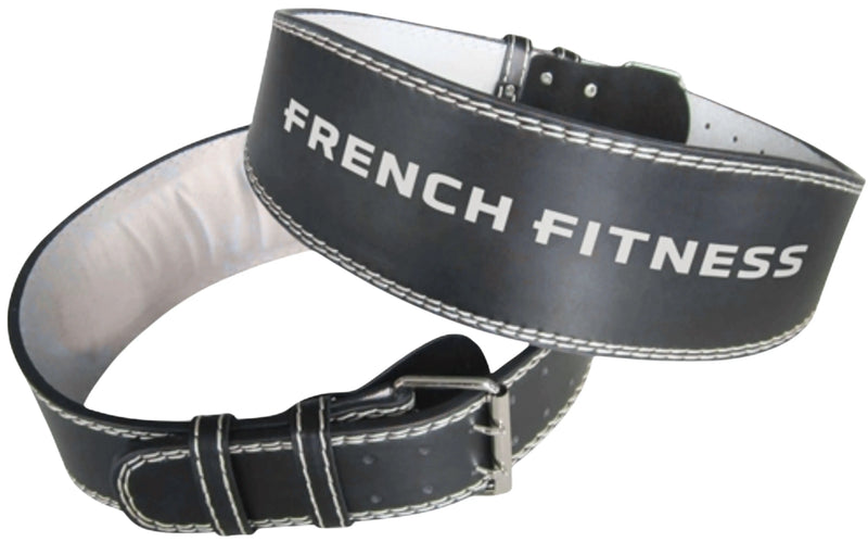 French Fitness Leather Weight Lifting Belt V2 (New)