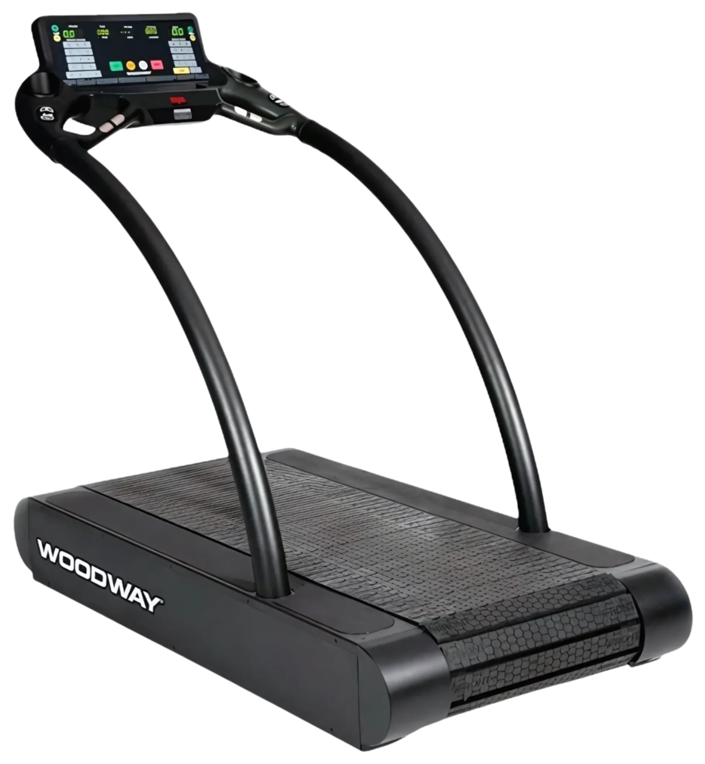 Woodway 4Front Treadmill wQuick Set Display - Angled View