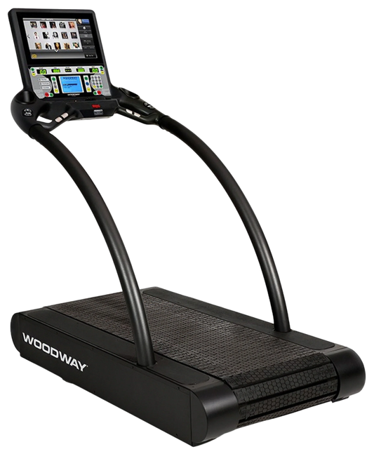 Woodway 4Front Treadmill w/HDTV - Angled View