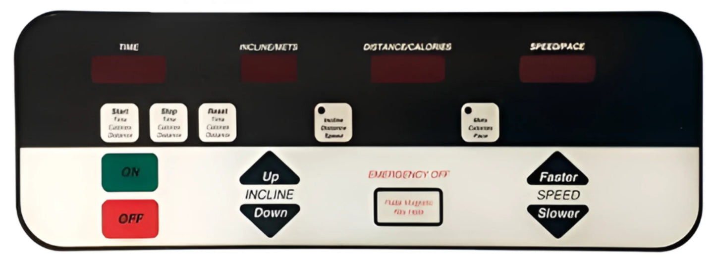 Woodway Mercury Treadmill (Rectangular Console) - Console View