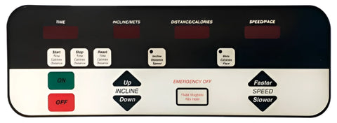 Woodway Mercury Treadmill (Rectangular Console) - Console View