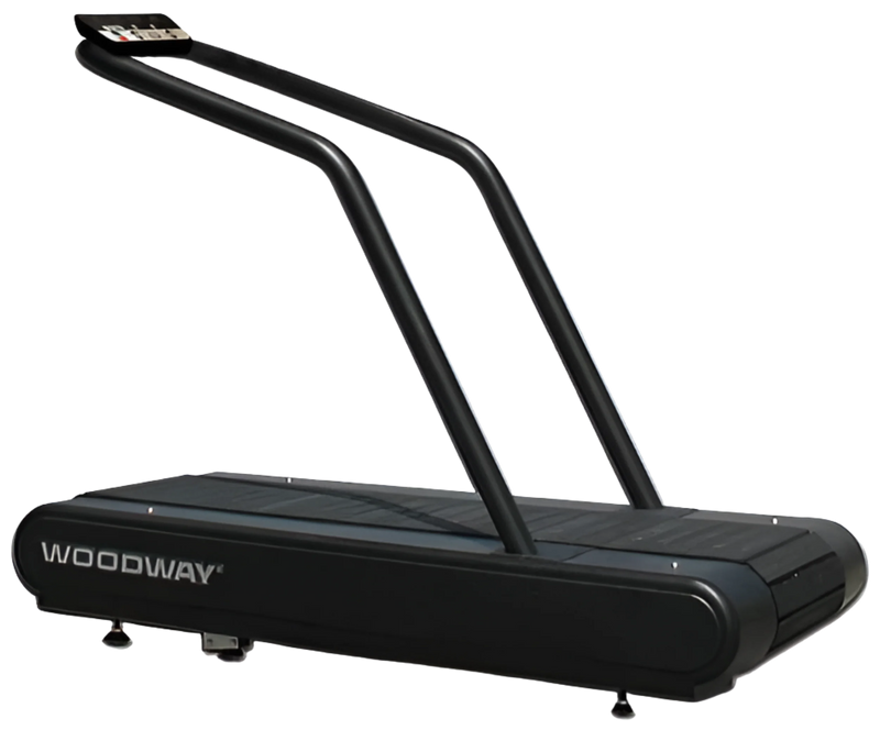 Woodway Mercury Treadmill (Rectangular Console) - Angled View