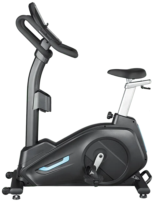 French Fitness UB300 Upright Bike w/LED Console, Plug In - side view