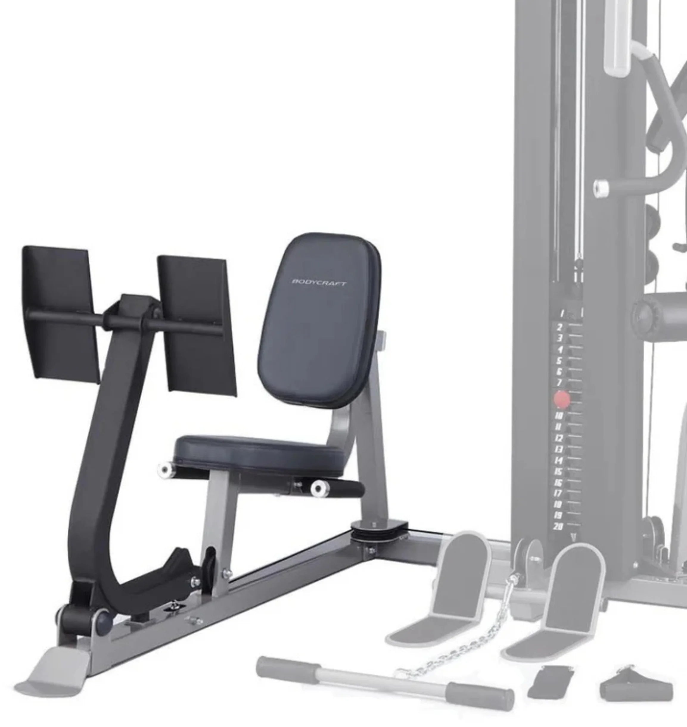 BodyCraft GLX Leg Press Option - Side View