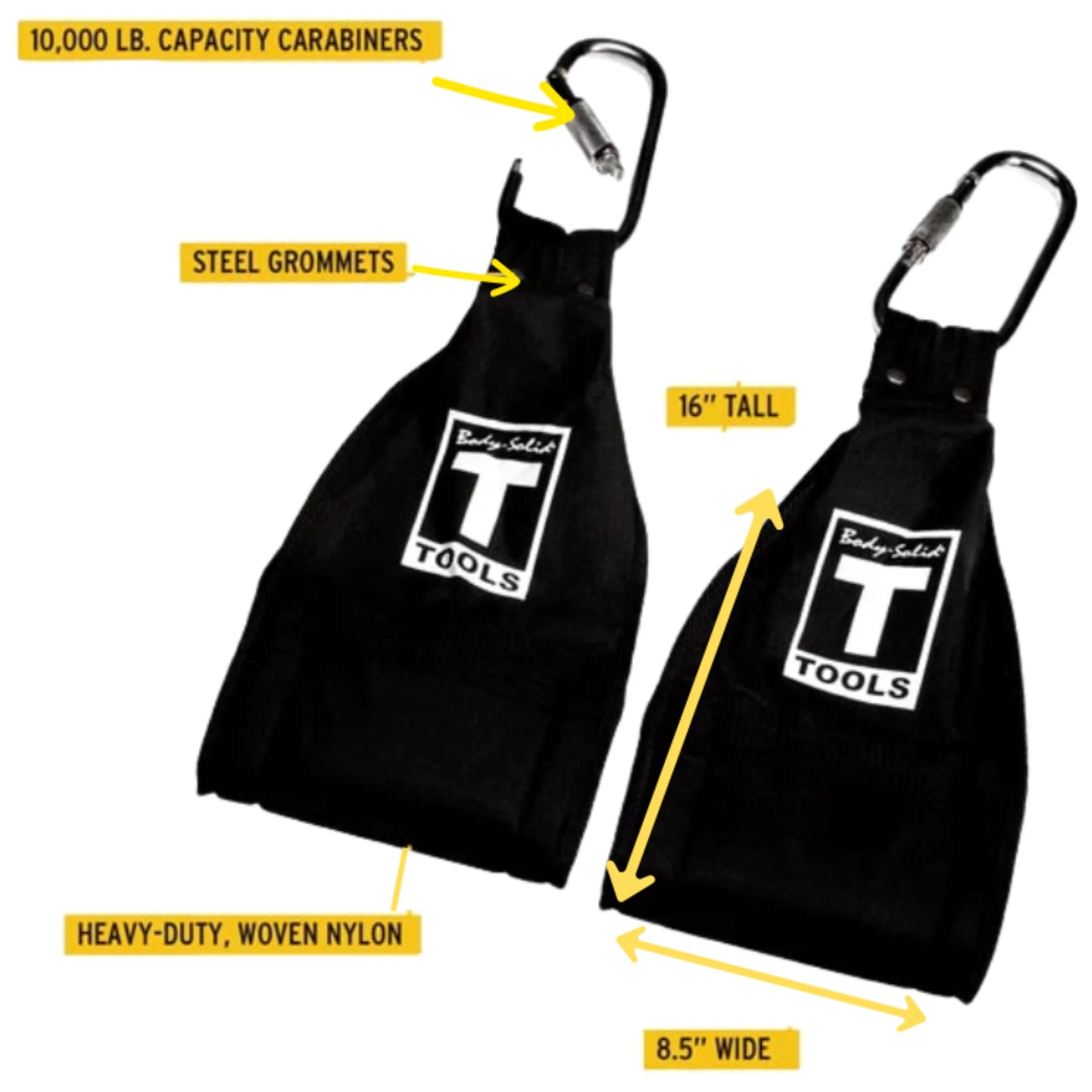 Body-Solid AAB2 Gut Blaster Ab Slings (New)