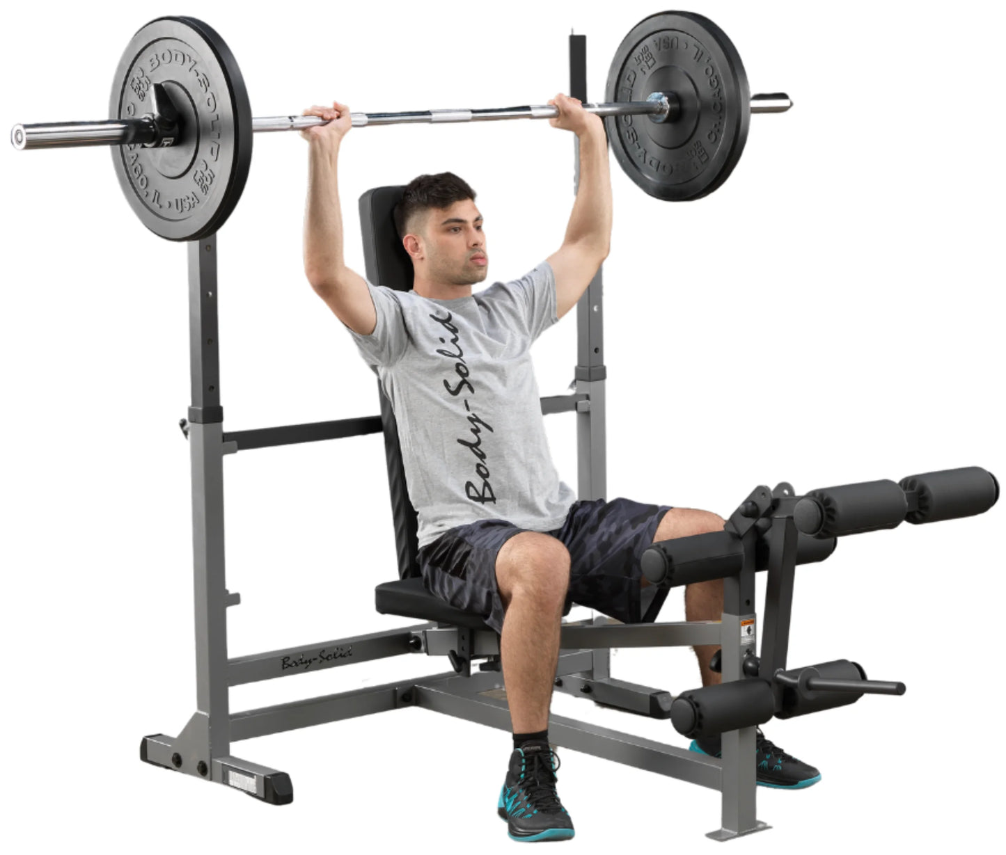 Body-Solid GDIB46LP4 Powercenter Combo Bench Package (New)