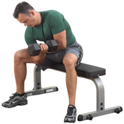 Body-Solid GFB350 Flat Bench - Front Training View