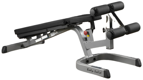 Body-Solid GFID71 Heavy Duty Flat Incline Decline Bench (New)