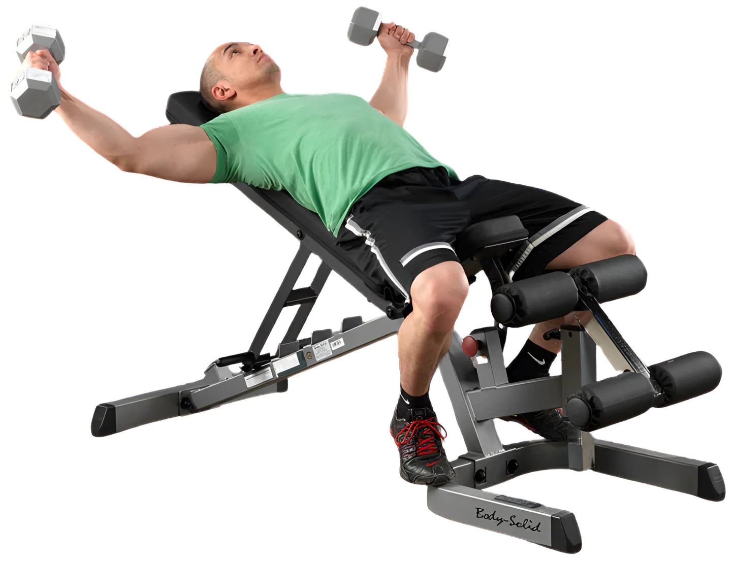 Body-Solid GFID71 Heavy Duty Flat Incline Decline Bench (New)