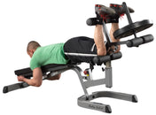 Body-Solid GLDA3 Leg Developer Attachment - Angled Training View