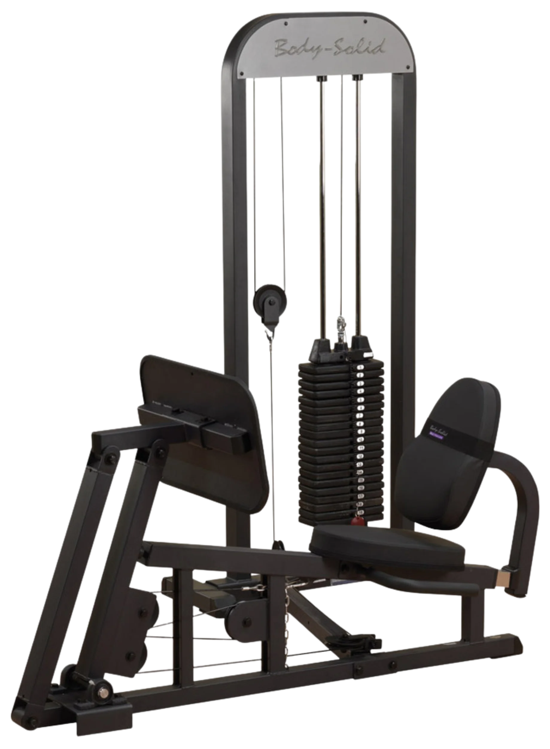 Body-Solid GLP-STK PRO-Select Leg & Calf Press Machine - Side View