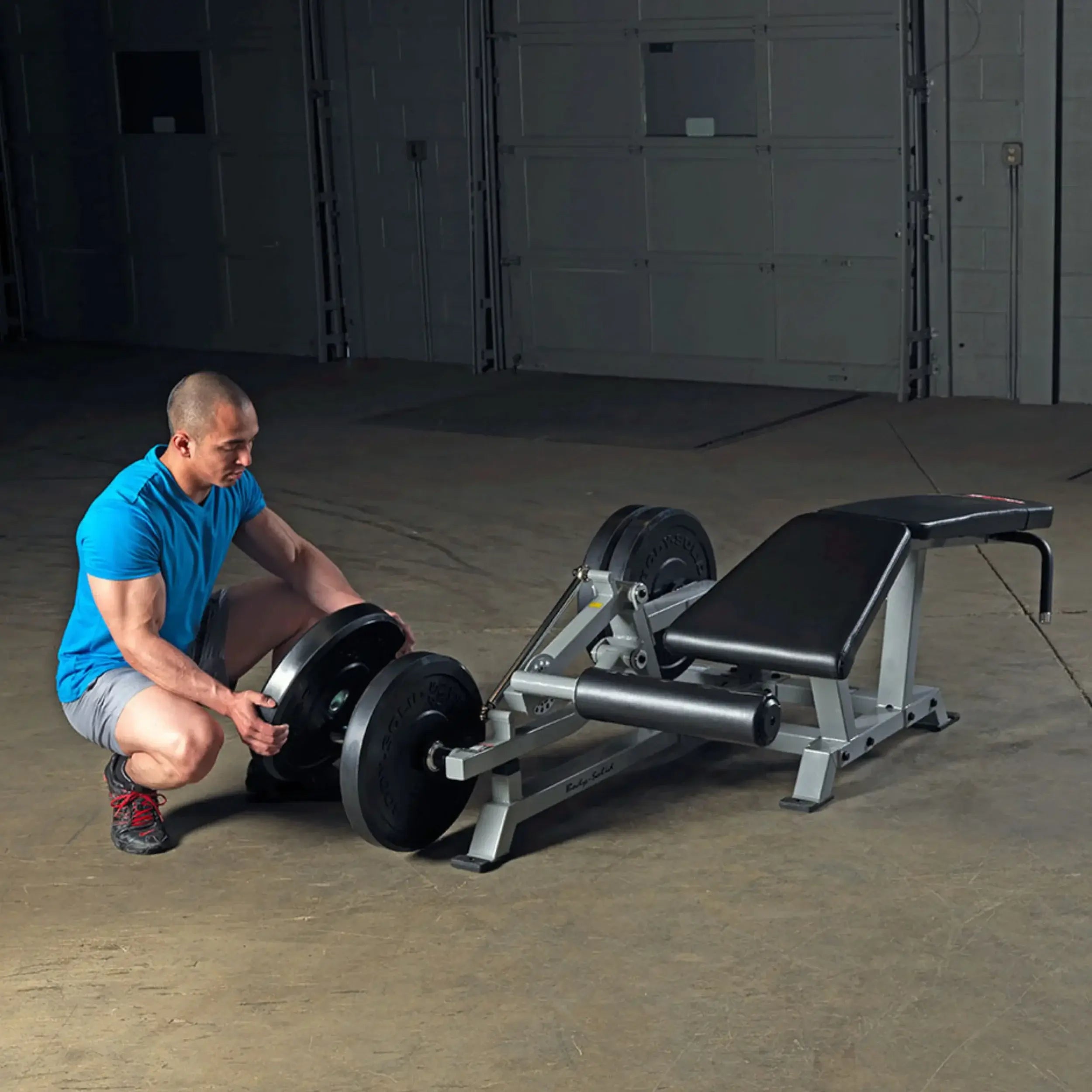 Body-Solid LVLC Leverage Prone Leg Curl Plate Loaded (New)